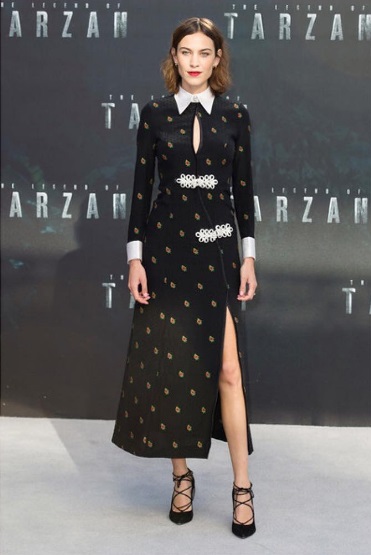 Alexa Chung in Tarzan premiere