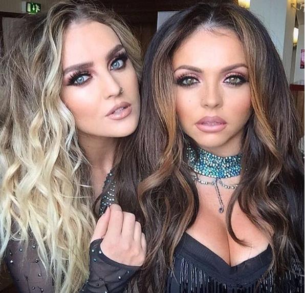 Perrie Edwards and Jesy Nelson selfie.