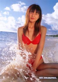 Yuko Ogura in a bikini