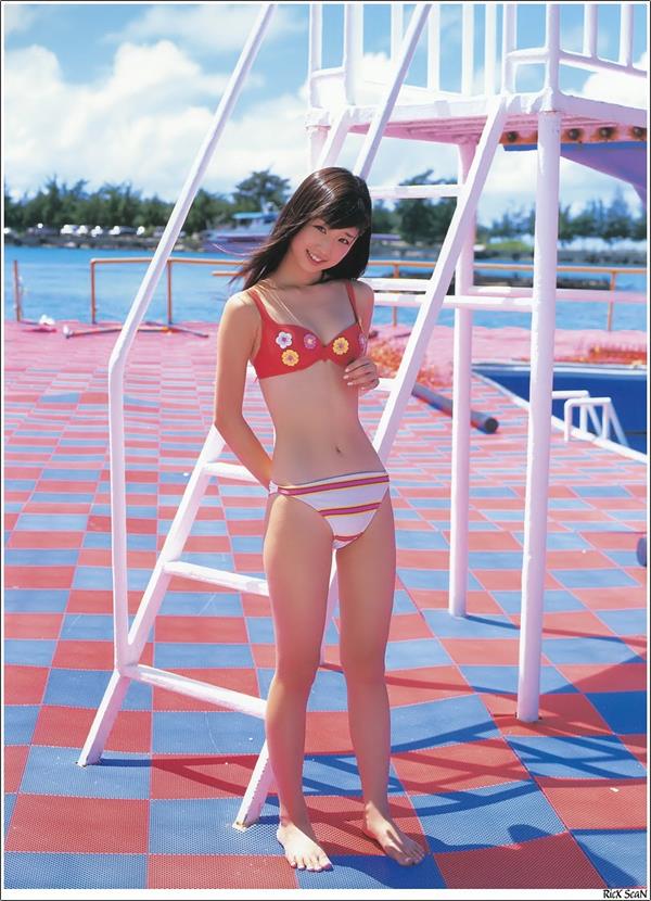 Yuko Ogura in a bikini