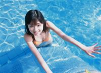 Yuko Ogura in a bikini