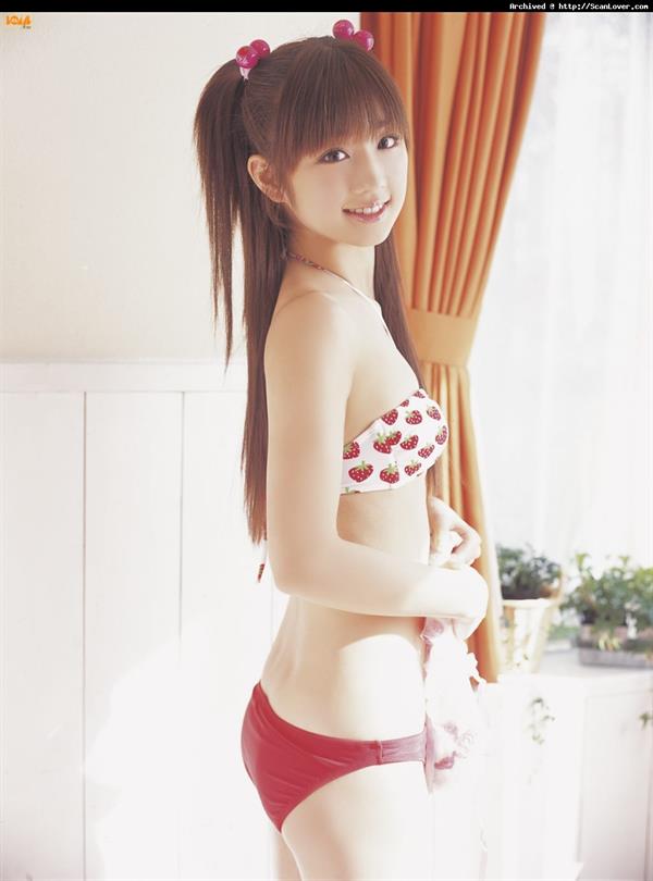 Yuko Ogura in a bikini