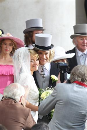 Olivia Wilde on the set for the movie Rush on April 2, 2012