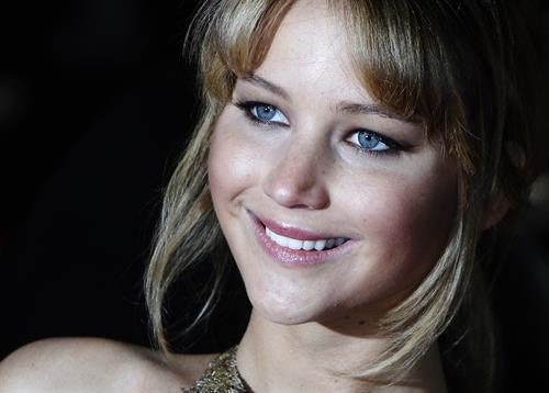 Jennifer Lawrence at the Hunger Games UK premiere on March 14, 2012 