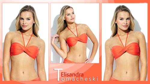 Elisandra Tomacheski in a bikini