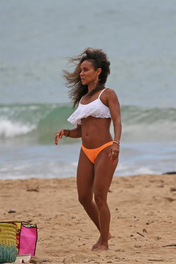 Jada Pinkett Smith in a bikini