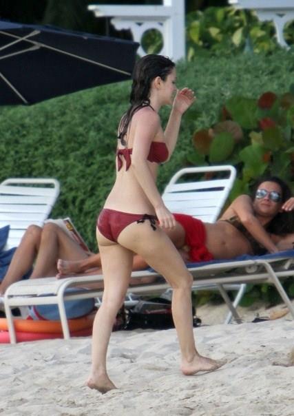 Rachel Bilson in a bikini - ass