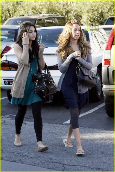 Ashley Tisdale with Vanessa Hudgens