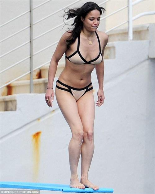 Michelle Rodriguez in a bikini