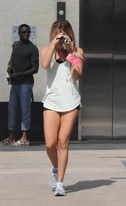 Ashley Tisdale leaving the gym in West Hollywood 12-05-2012 