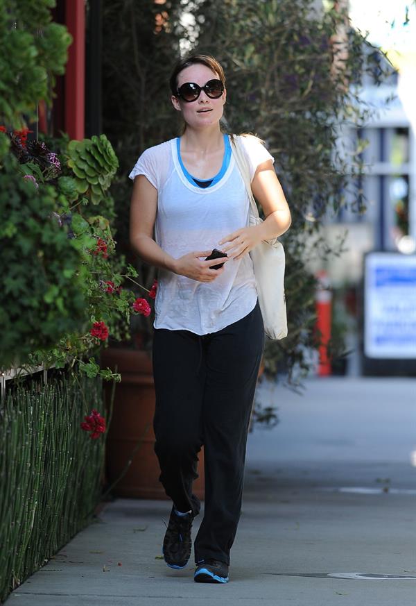 Olivia Wilde leaving a gym in Los Angeles on June 12, 2011 