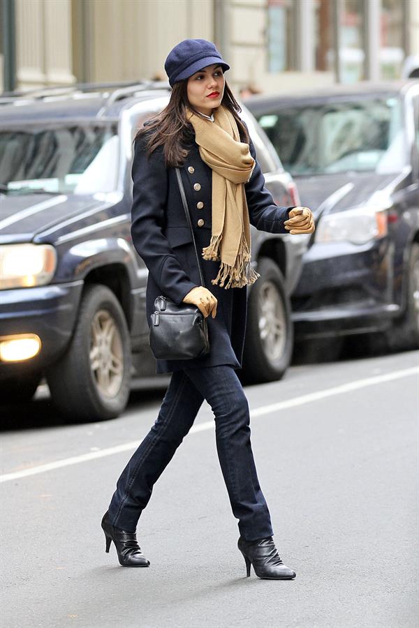 Victoria Justice out and about in NYC 2/7/13 