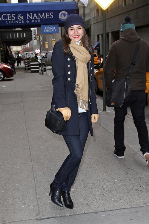 Victoria Justice out and about in NYC 2/7/13 