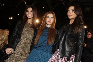 Victoria Justice DKNY Women during Fall 2013 Mercedes-Benz Fashion Week in NY 2/10/13 