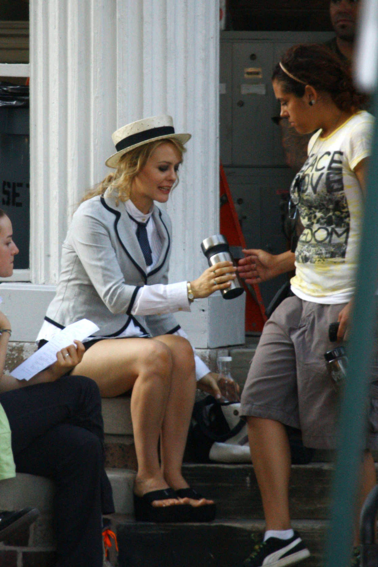 Alicia Silverstone on Vamps set in Detroit on August 13, 2010 