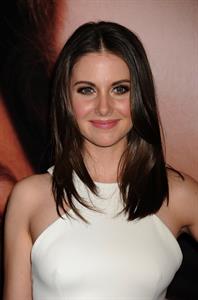 Alison Brie attending The Five Year Engagement premiere on April 18, 2012