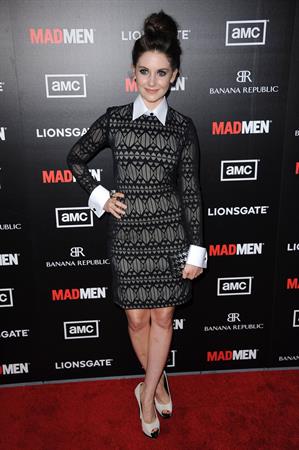 Alison Brie premiere of AMC's Mad Men Season 5 on March 14, 2012