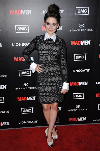 Alison Brie premiere of AMC's Mad Men Season 5 on March 14, 2012