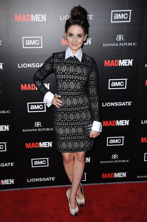 Alison Brie premiere of AMC's Mad Men Season 5 on March 14, 2012