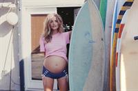 Pregnant Amanda Booth - At home - June 14, 2014  