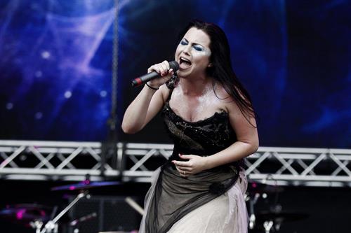 Amy Lee - Evanescence perform at the 2012 Heineken Jammin festival on July 6, 2012