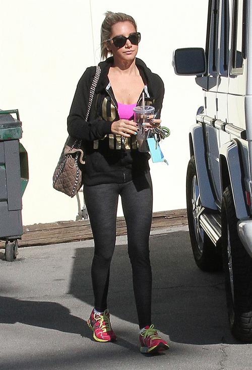 Ashley Tisdale out and about in LA 12/11/12 