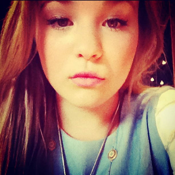 Torri Webster taking a selfie