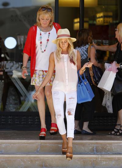 Ashley Tisdale shopping at Barneys NY in Beverly Hills on May 14, 2012