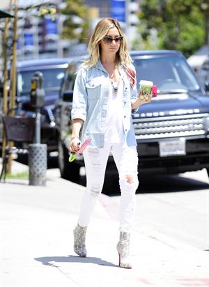 Ashley Tisdale shopping along Robertston Blvd in West Hollywood May 20, 2012 