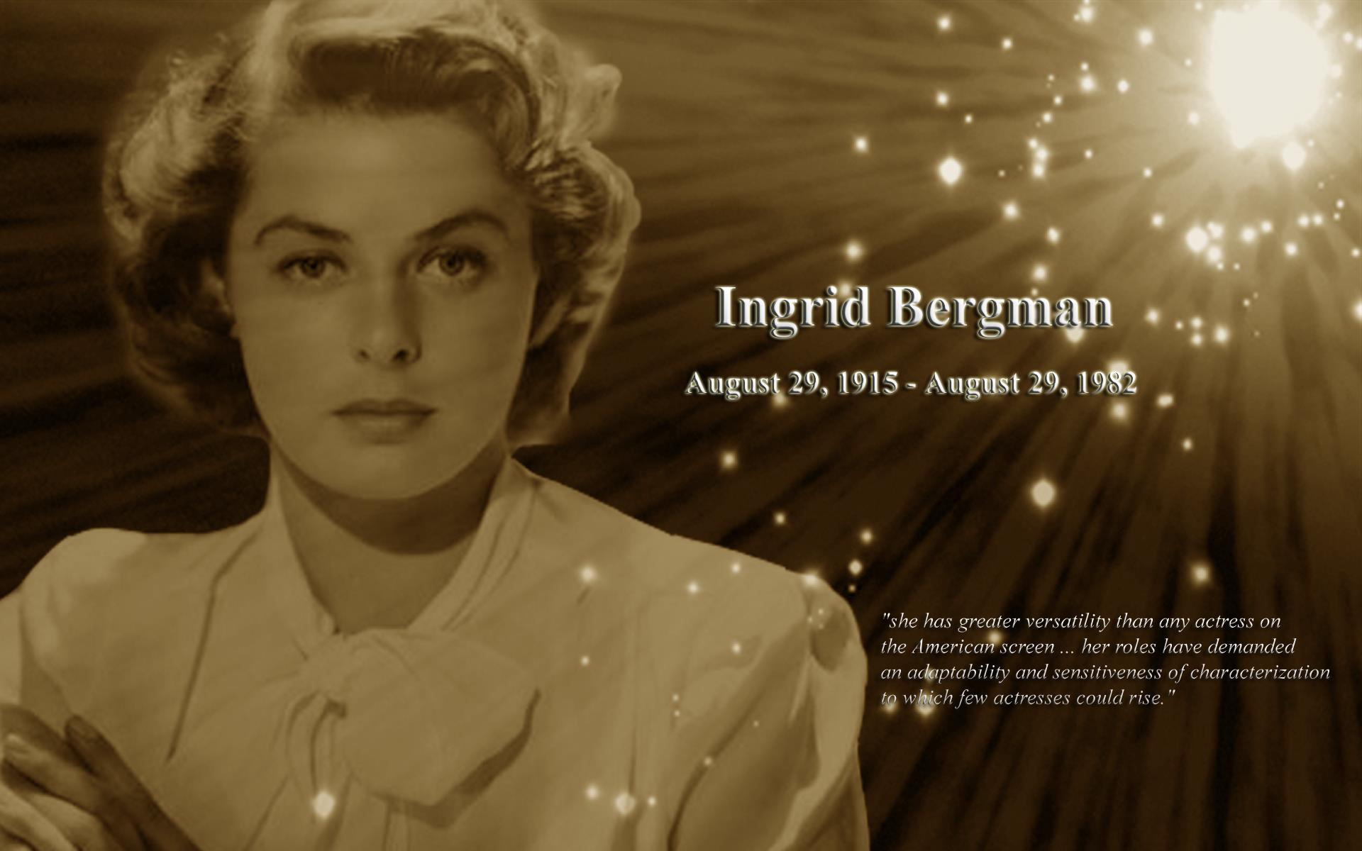 Ingrid Bergman