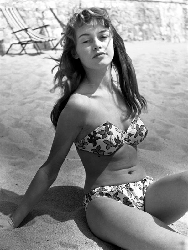 Brigitte Bardot in a bikini