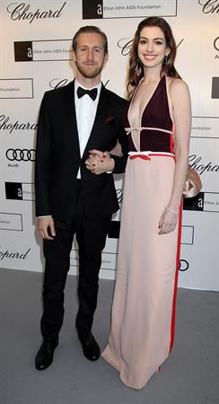 Anne Hathaway attends the 13th annual White Tie Tiara Ball in England on June 23, 2011