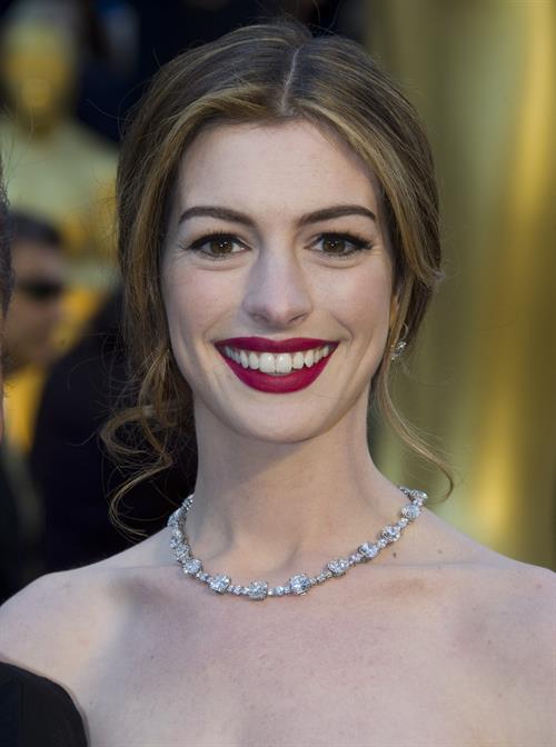 Anne Hathaway 83rd annual Academy Awards in Hollywood on February 27, 2011