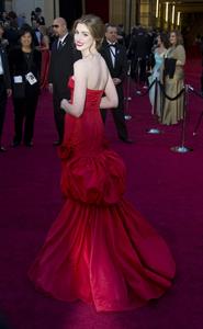 Anne Hathaway 83rd annual Academy Awards in Hollywood on February 27, 2011