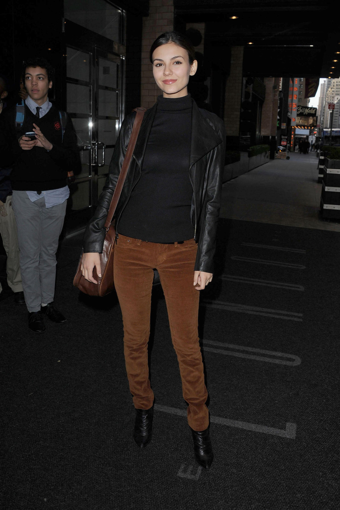 Victoria Justice Pictures Victoria Justice out and about in New York 2/12/13