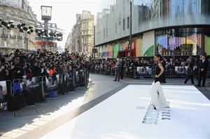 Zoe Saldana attends the 'Star Trek Into Darkness' UK Premiere at the Empire Leicester Square in London