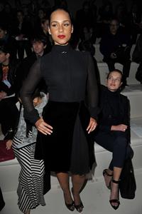 Alicia Keys attends Chanel Ready to Wear Fall Winter 2012 and Fashion House presentation on March 6, 2012