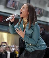 Alicia Keys performs on the NBC Today Show in New York 