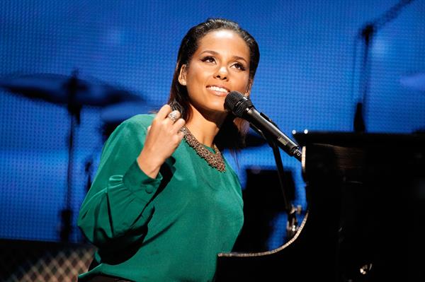 Alicia Keys 2012 Musicares Person of the Year Gala in Los Angeles on February 10, 2012