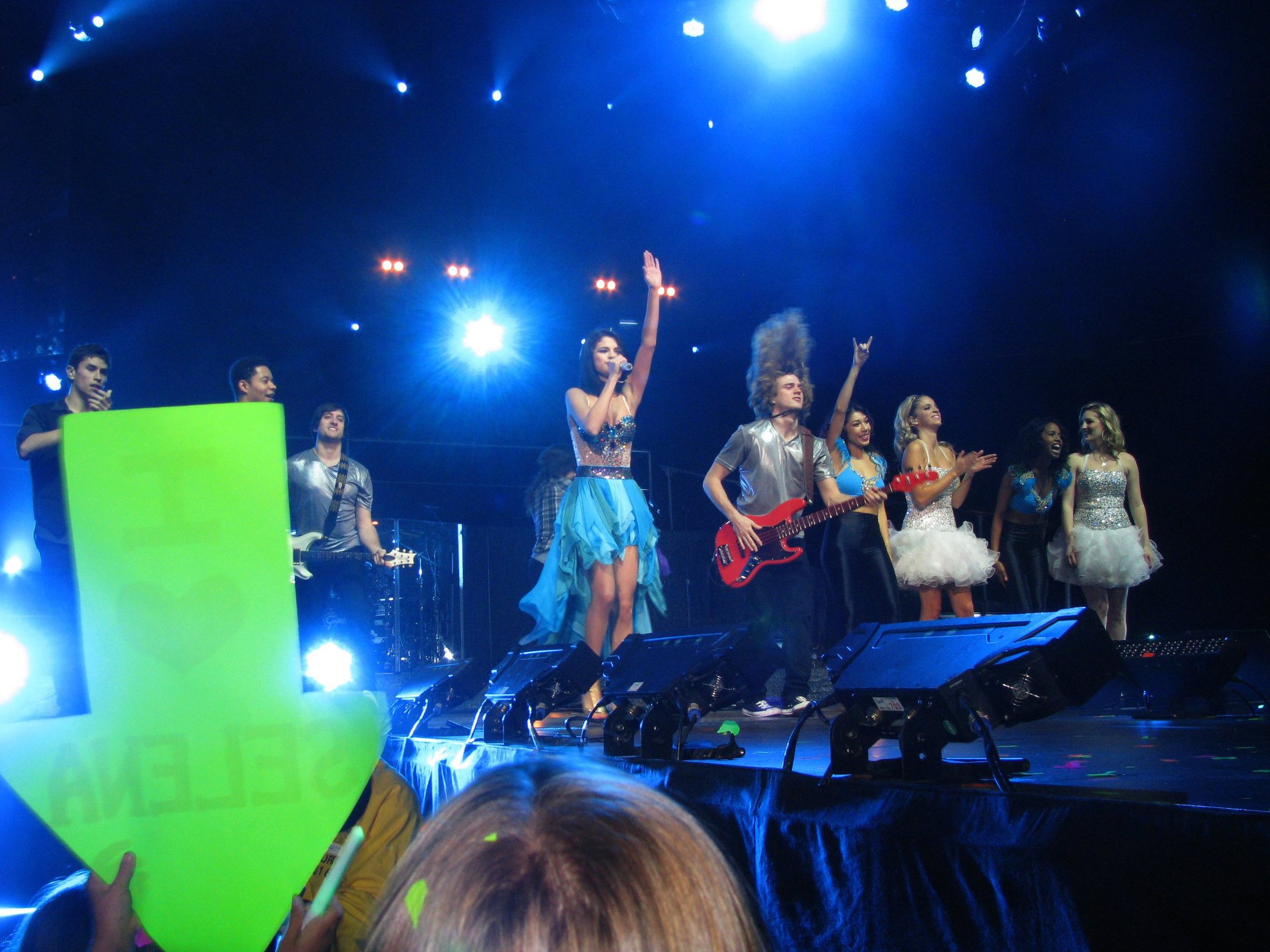 Selena Gomez performing in Copps Colisium in Ontario on October 29, 2011