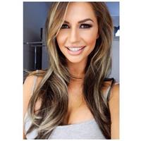 Rosanna Arkle in a bikini taking a selfie