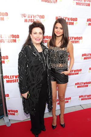Selena Gomez at the Marilyn Monroe exhibit at the Hollywood Museum on May 30, 2012