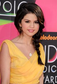 Selena Gomez Nickelodeons 23rd annual Kids Choice Awards on March 27, 2010 in Los Angeles California