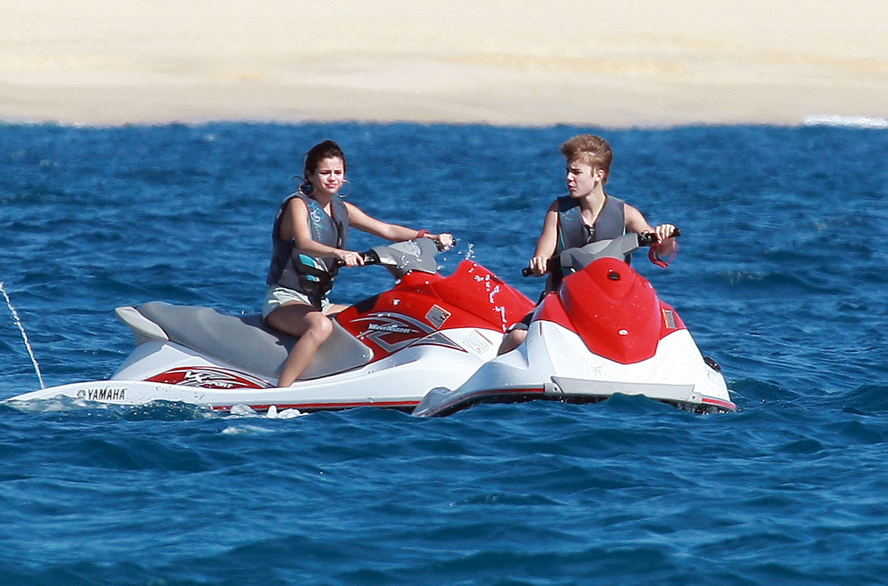 Selena Gomez on vacation in Mexico on December 7, 2011