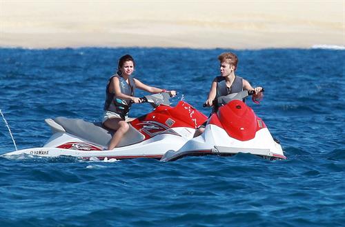 Selena Gomez on vacation in Mexico on December 7, 2011