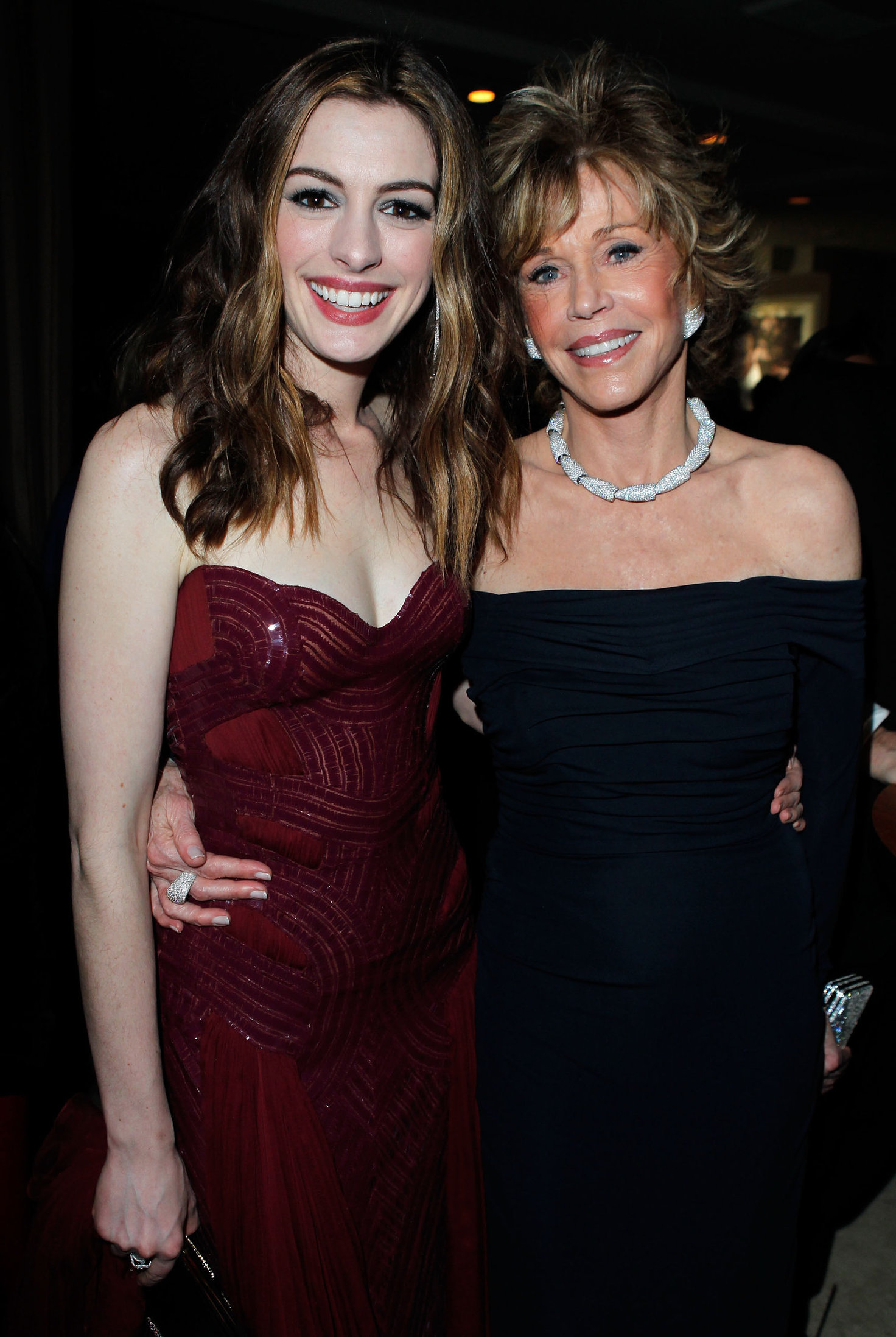 Anne Hathaway Vanity Fair Oscar Party on February 27, 2011