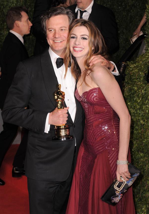 Anne Hathaway Vanity Fair Oscar Party on February 27, 2011