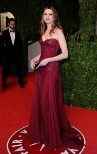 Anne Hathaway Vanity Fair Oscar Party on February 27, 2011