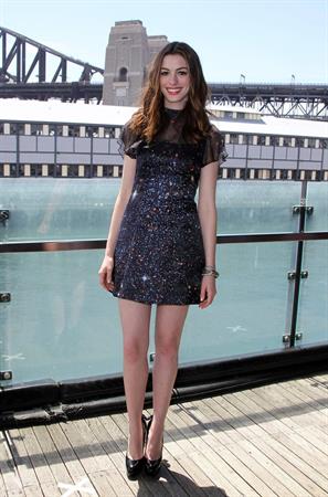Anne Hathaway press conference at Welsh Bay in Sydney on December 6, 2010