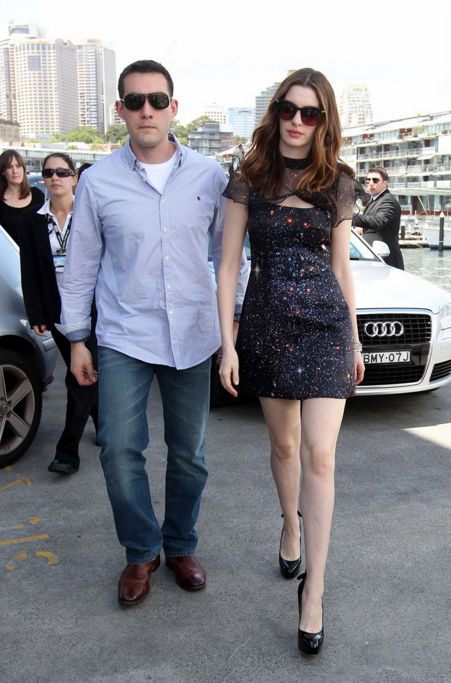 Anne Hathaway press conference at Welsh Bay in Sydney on December 6, 2010